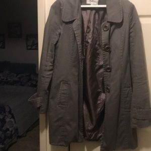 Gray pea coat